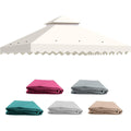 gazebo crema doppio impermeabile