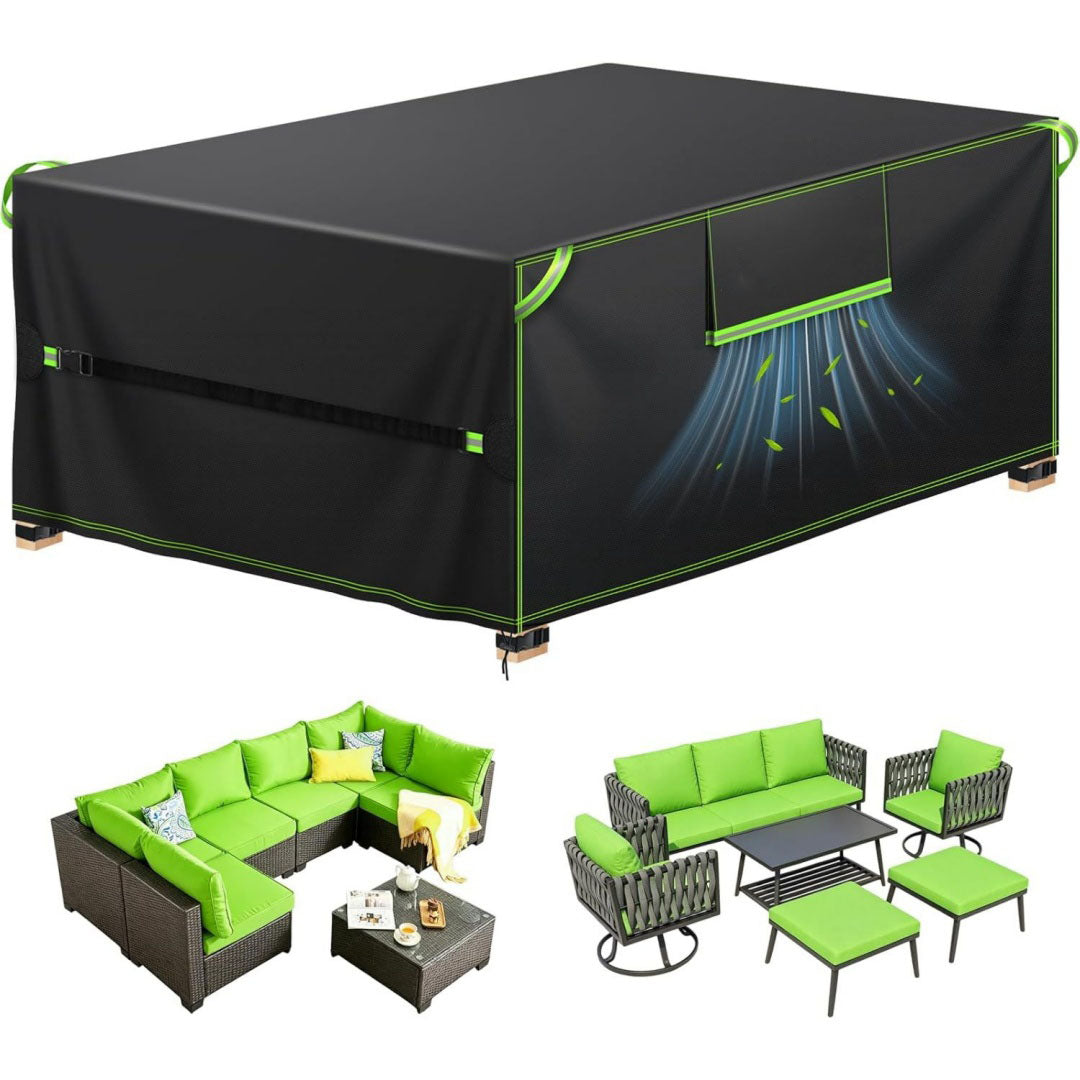 coperture per set arredo giardino nero resistente impermeabile